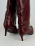 LARK BORDO XL Kesim Çizme